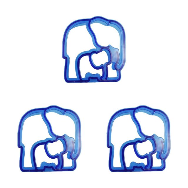 Bewildely Bread Slicing Mold Cute Shape Plastic Biscuit Kitchen Mould Slicer Molds Making Baking Pancakes Sandwich Breakfast DIY Tipo 2 Mostrar como imagen 3piezas Bewildely CBP039002