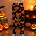 thumbnail image 2 of Satingcolo Mens Pajama Pants Soft Lightweight Men's Pajama Bottoms Sleep Lounge Pants For Men With Halloween Printed, 2 of 7