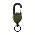 thumbnail image 1 of Porte-clés à Enrouleur de Badge Rétractable, Mousqueton Robuste avec Pince pour Clés, Cartes d'Identité et Sacs d'Extérieur, 1 of 7