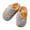Grey, variant on Otqutp Boys Girls Winter Home Shoes Comfy Warm Cozy Soft Plush-Lined Slip-on Slippers Kids Memory Foam Bedroom Slides