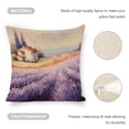 thumbnail image 4 of lavender field birds houselinen toss pillowcase decoration pillowcase gifting preferred 24x24 inch cushion cover sofa pillowcase sofa bedroom living room car, 4 of 8