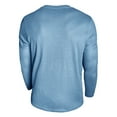 thumbnail image 4 of ASDFVBKG Crewneck Sweatshirt for Men Waffle Long Sleeve Comfy Quilted Tee Shirts Trendy Casual Pullover Loose Fit Tops Solid Color Relaxed Fit Outfits Blue 2XL, 4 of 6