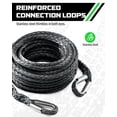 thumbnail image 4 of Cable extensor para cabrestante DAYDOOR, 9 mm x 28 m, 26.500 libras, sintético, 4 of 7