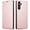 Rose Gold, variant on QLTYPRI Case for Samsung Galaxy A16 4G/5G, Premium PU Leather Cover TPU Bumper with Card Holder Kickstand Hidden -Rose Gold