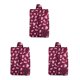 thumbnail image 4 of Naiovety Bolsa de almacenamiento de zapatos de viaje portátil de nailon impermeable multipatrón con cremallera Type1 NO1, 4 of 6