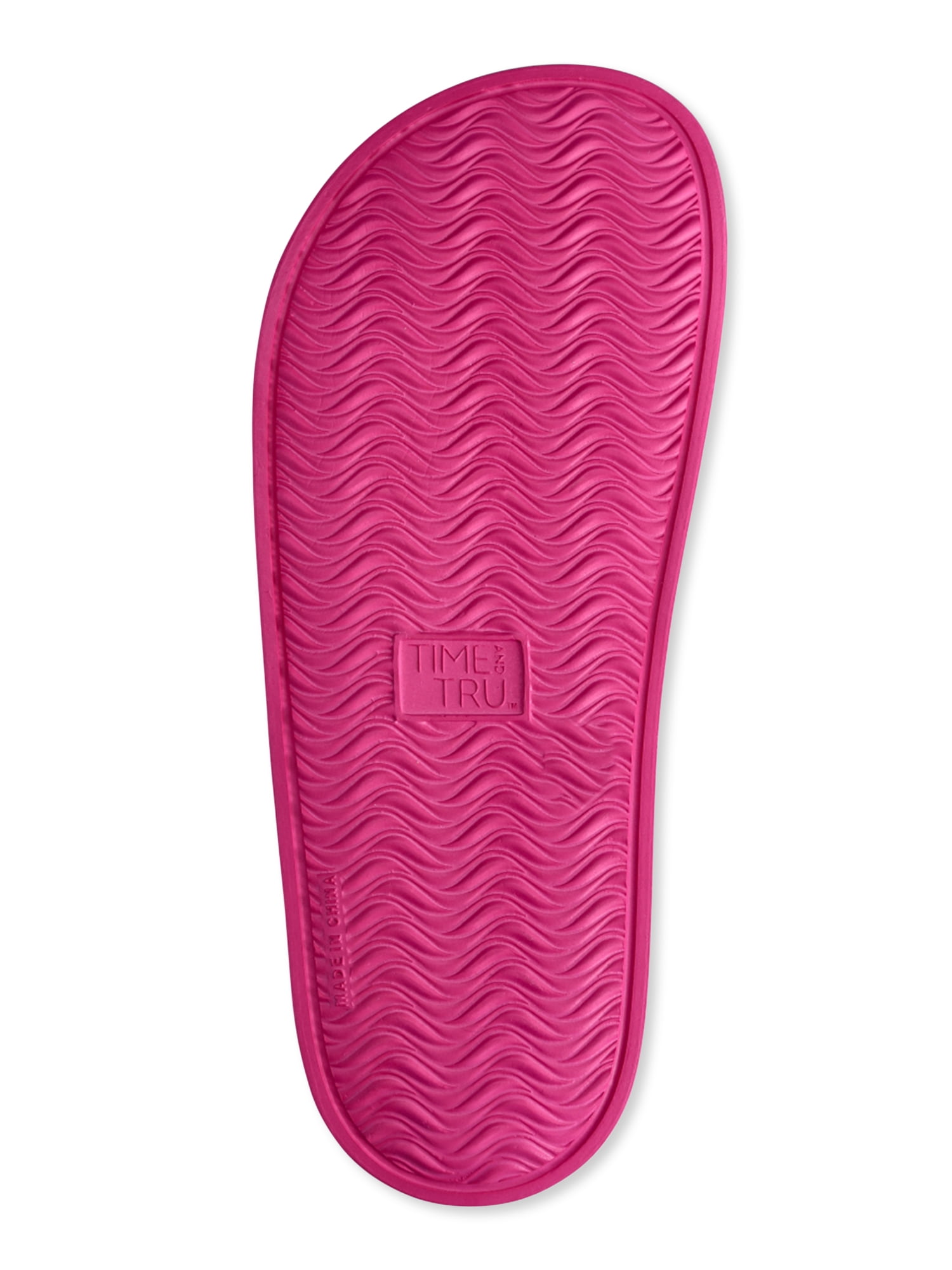 Time and Tru Women's Glitter Slide Sandals