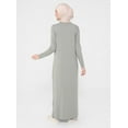 thumbnail image 6 of Green - Crew neck - Modest Dress - Refka, 6 of 7