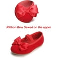 thumbnail image 3 of Toddler Flower Girl Dress Shoes - Girl Ballet Flats Party School Shoes Wedding, 3 of 6
