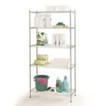 thumbnail image 1 of Hyper Tough 5 Tier Metal Storage Rack, Chrome Color, 350lbs Loading Capacity for Each Shelf, 5 Tier Shelving, Heavy Duty Metal Shelf, 1 of 8