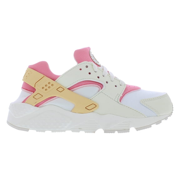 Nike Huarache Run GS Girls Shoes Size 6, Color: Sail/Celestial Gold