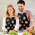 thumbnail image 3 of Pioneer Flower Floral Print Pattern Apron for Women and Men, Cotton Linen Waterproof with Pockets, Adjustable, 33x27 Inch for Kitchen, Gardening, BBQ, Salon, 3 of 6