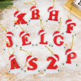 thumbnail image 4 of Colgante de letras para decoración de árbol de Navidad, 26 letras de la A a la Z, para el hogar, vacaciones, adornos de madera, Navidad, Año Nuevo 2025, 4 of 5