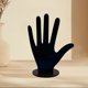 thumbnail image 3 of Soporte de mano para exhibición de joyas, soporte de exhibición de joyas, organizador de joyas para dedo negro arriba, 3 of 9