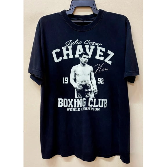 Rare Julio Cesar Chavez Gift For Fan Cotton Black All Size Unisex T-Shirt S3098