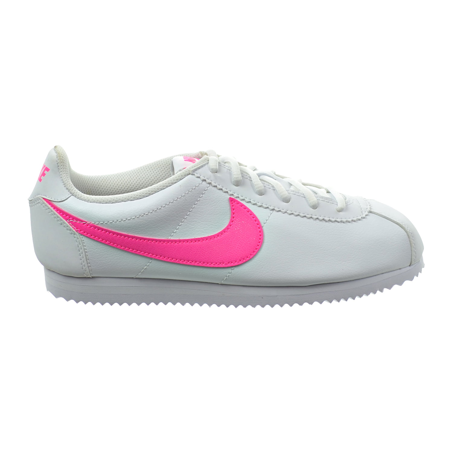 Nike Cortez Big Kid's White/Pink Blast 749502-106 (6 US) Walmart.com