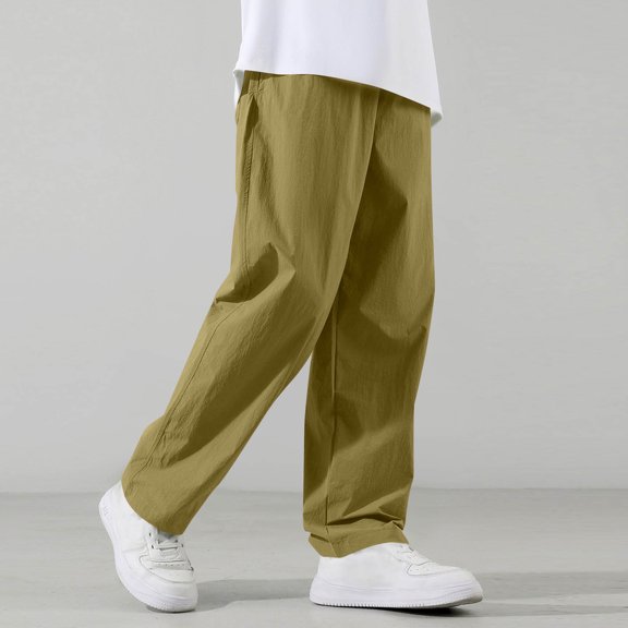 Gymvis Kids Pants elastic waist solid color mosquito proof pockets casual Kids waterproof Pants