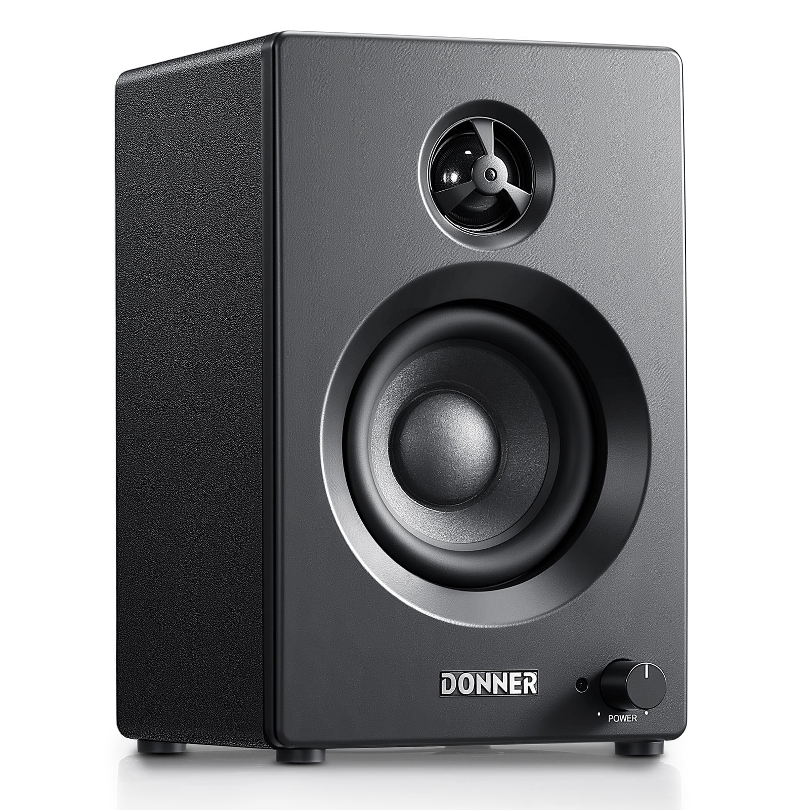 Donner 20W RMS Mini Electric Drum Amp 3“ Woofer 80W Peak Power,Bluetooth Wireless Amplifier for Practice