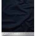 thumbnail image 1 of Soimoi Modal Satin Fabric Square & Spiral Geometric Decor Fabric Printed Yard 42 Inch Wide, 1 of 3