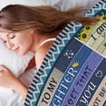 thumbnail image 2 of to My Daughter Gift from Mom Fleece Blanket - Engagement Gift-Birthday Gifts Christmas Valentines Day Gifts for Girl Daughters Her - Soft Cozy Warm Throw Blankets for Bed Couch Living Room, 2 of 6