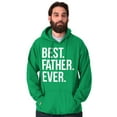 thumbnail image 4 of Best Father Ever Dad Fathers Day Hoodie Hooded Sweatshirt Men Brisco Brands S, 4 of 6