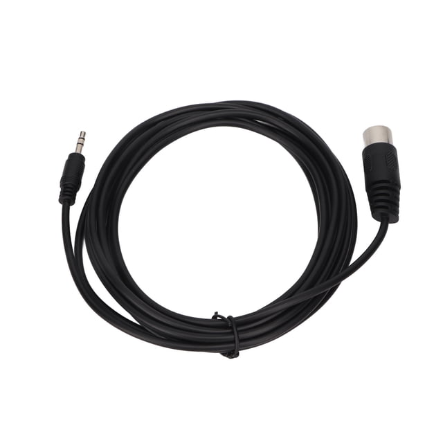 Cable DIN macho de 5 pines a macho de 35 mm PVC de cobre puro de 98 pies doblado de señal transparente Cable DIN de 5 pines a macho de 35 mm resistente a los arañazos para