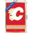 thumbnail image 3 of NHL Calgary Flames - Logo 21 Wall Poster, 22.375" x 34", Framed, 3 of 3