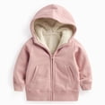 thumbnail image 7 of TOWED22 Girls Zip Up Hoodies Teen Fleece Full-Zip Sweatshirts Jacket Casual Fall Hoodie with Pocket(Pink,3-4 Y), 7 of 7