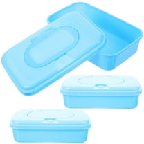 Worgeous Plastic Wipes Dispenser Wipes Dispenser Assorted Color 3Pcs