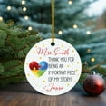 thumbnail image 6 of Thank You for Being an Important Piece of My Story Ornament, Custom Name Teacher Ornament, Personalized Teacher Christmas Ornament Keepsake, Teacher Appreciation Xmas Ornament Gift for Men Women f4A, 6 of 6
