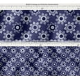 thumbnail image 6 of Soimoi Upholstery & Outdoor Fabric by The Yard - Block Print - 56" Wide Water-Repellent Cloth for Furniture, Bags & Patio Projects - Blue, 6 of 7