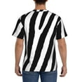 thumbnail image 2 of Rocae Zebra for Men's Moisture-Wicking Crew Tee - T-Shirt for Sports, Outdoor Activities, and Casual WearXX-Large, 2 of 9
