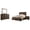 Rustic Golden Brown - 4-Piece, variant on Woodmont 4-piece Queen Bedroom Set Rustic Golden Brown