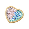 thumbnail image 2 of 4.13x3.74x0.39in Valentine's Day Crafts Mosaic Tile Set, Wooden DIY Craft Kit for Making Cup Mats and Creative Projects, 2 of 6