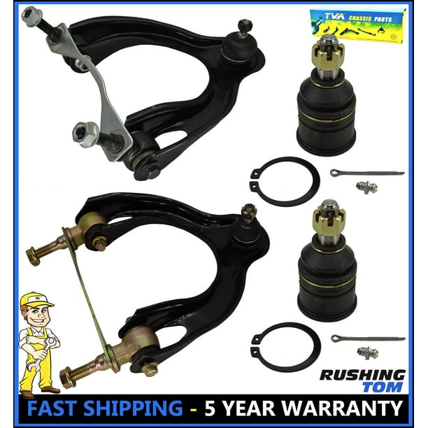 4Pc Kit Front Upper Control Arm & Lower Ball Joint for Acura Integra