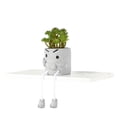 thumbnail image 1 of Moyic Muñeco de pie colgante con planta verde falsa, pierna colgante gris única para una decoración llamativa, pequeñas plantas Type2 NO2, 1 of 6
