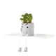 thumbnail image 1 of Cateissary Planta en maceta pequeña suculenta simulada: maceta de cemento con textura realista y las plantas artificiales están hechas grimace02 Type2 NO2, 1 of 6