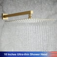 thumbnail image 3 of Rainlex One-Handle 1-Spray Setting Brushed Gold Bathtub Shower Faucet, 3 of 10