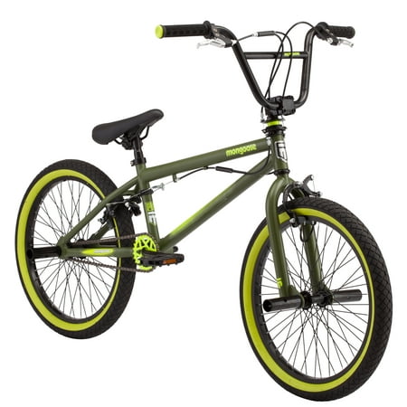 Mongoose Rad Attack kids BMX bike, 20-inch wheel, Boys,