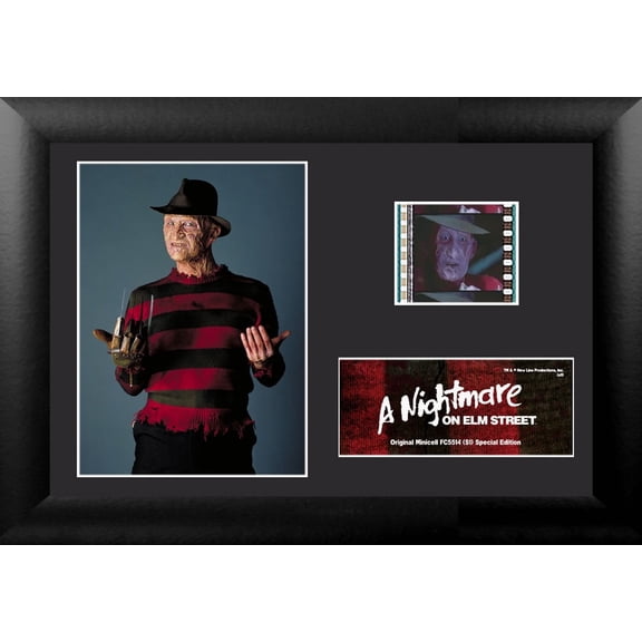 A Nightmare On Elm Street (Freddy) Minicell FilmCells Framed Desktop Presentation USFC5514