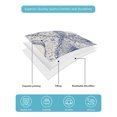thumbnail image 4 of Quilts Queen Size Bedding Set, Blue Starfish Coastal Reversible Summer Quilt 3 Pieces, Summer Beach Nautical Beige Lightweight Bedspreads Coverlets with 2 Pillow Shams for All Seasons, 4 of 5