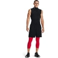 thumbnail image 2 of Leggings 3/4 Under Armour HeatGear para hombre, rojo/blanco, talla L, 2 of 4