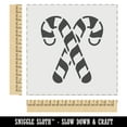 thumbnail image 2 of Crossed Candy Canes Christmas DIY Cookie Wall Craft Stencil - 11.5 Inch, 2 of 5