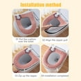 thumbnail image 6 of Uuiauoio Washable Thickened Toilet Seat Cushion Cover, Soft Heated Toilet Seat Pad for Elderly & Disabled, Non-Slip Warm Toilet Lid Cover for Bathroom Comfort, Toilet Seat Cushion for Cold Weather, 6 of 6