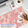 thumbnail image 4 of Long Mouse Pads for Desk,Pioneer Flower Floral Print Pattern Desk Mats on Top Of Desks, Desk Mouse Pad Extra Large with 3mm Non-Slip Base and Stitched Edge for Gaming,Office,Work,Home 35.4"x15.7", 4 of 6