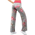 thumbnail image 6 of Womens Loose Wide Leg High Waisted Pants Print Flowy Comfy Yoga Sweatpants Sports Lounge Pants with Pockets, 6 of 8