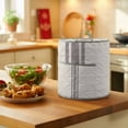 thumbnail image 5 of Farmhouse Gray Pressure Cooker Cover Sripes Cream Background Dust Cover for Kitchen Appliances with Top Handle & Storage Pockets, Fits 6 Quart Instant Pot, Air Fryer, Crock Pot, 5 of 9