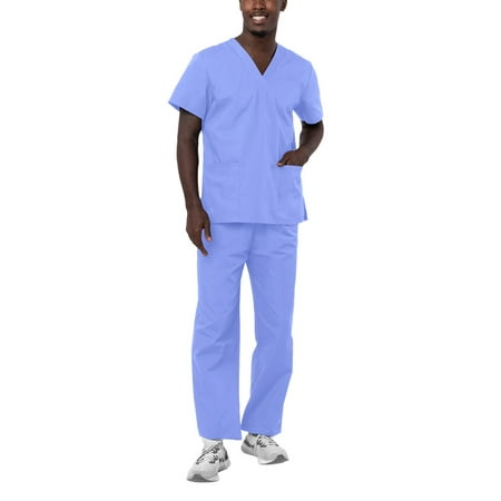 

Adar Universal Mens Scrubs - Unisex Drawstring Scrub Set
