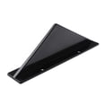 thumbnail image 4 of 4PCS Car Rear Shark Fin Triangle Spoilers Universal Black Flat Style, 4 of 7