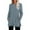Light Blue, variant on Women's Crewneck Long Sleeve Sweater with Pockets Side Slit Hem Loose Fit Knit Top Fall Winter Fashion 2025 Casual Comfort Outfits Beige L