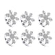 thumbnail image 2 of Servilletas De Copos De Nieve De Navidad Brillantes Anillos De Hebillas De Servilletas De Diamantes De Imitación Para Navidad Fiestas De Bodas Vacaciones Monstrate HA043128-01, 2 of 6